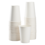 Karat Earth 12oz Eco-Friendly Paper Hot Cups (90mm), White - 1,000 pcs