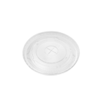 Karat Earth PLA Flat Lid for Eco-Friendly 12-22 oz Paper Cold Cup (90mm) - 1,000 pcs - Image 4