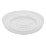 Karat Earth 62mm Compostable Flat Lid for 2 oz Eco-Friendly Paper Portion Cup - 2,000 pcs - Image 6
