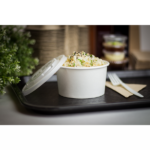Karat Earth 12oz Eco-Friendly Paper Food Containers (114.6mm), White - 500 pcs - Image 10