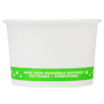 Karat Earth 4oz Eco-friendly Paper Food Containers (75.3mm), Generic Print - 1,000 pcs - Image 11