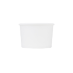 Karat Earth 8oz Eco-Friendly Paper Food Containers (90.8mm), White - 1,000 pcs