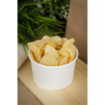 Karat Earth 8oz Eco-Friendly Paper Food Containers (90.8mm), White - 1,000 pcs - Image 8