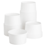 Karat Earth 4 oz Eco-Friendly Paper Portion Cup, White - 1,000 pcs - Image 2