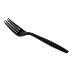 Karat Earth Heavy Weight Bio-Based Forks, Black - 1,000 pcs - Image 2