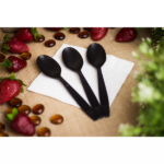 Karat Earth Heavy Weight Bio-Based Tea Spoons, Black - 1000 pcs - Image 9