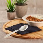 Karat Earth Heavy Weight Bio-Based Tea Spoons Wrapped, Natural - 1,000 pcs