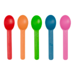 Karat Earth Heavy Weight Bio-Based Spoons, Rainbow - 1,000 pcs