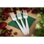 Karat Earth PLA Heavy Weight Compostable Forks, Natural - 1,000 pcs - Image 2