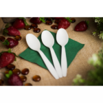 Karat Earth PLA Heavy Weight Compostable Tea Spoons, Natural - 1,000 pcs - Image 6