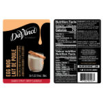 DaVinci Classic Egg Nog Syrup - Bottle (750mL) - Image 2