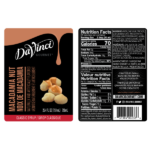 DaVinci Classic Macadamia Nut Syrup - Bottle (750mL) - Image 2