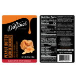 DaVinci Classic Peanut Butter Syrup - Bottle (750mL) - Image 2