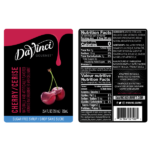 DaVinci Sugar Free Cherry Syrup - Bottle (750mL) - Image 2