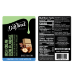 DaVinci Sugar Free Irish Cream Syrup - Bottle (750mL) - Image 2