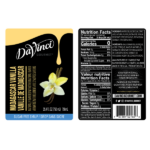 DaVinci Sugar Free Madagascar Vanilla Syrup - Bottle (750mL) - Image 2