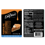 DaVinci Sugar Free Pumpkin Pie Spice Syrup - Bottle (750mL) - Image 2