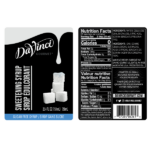 DaVinci Sugar Free Sweetener Syrup - Bottle (750mL) - Image 2