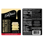 DaVinci Classic White Chocolate Syrup - Bottle (750mL) - Image 2