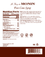 Monin Pure Cane Sweetener Syrup - Bottle (750mL) - Image 3