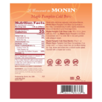 Monin Maple Pumpkin Cold Brew Concentrate - Bottle (1L) - Image 3