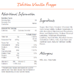 MoCafe Tahitian Vanilla Frappe Mix - Bag (3 lbs) - Image 2