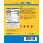 Monin Sugar Free Peach Syrup - Bottle (1 Liter) - Image 2