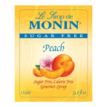 Monin Sugar Free Peach Syrup - Bottle (1 Liter) - Image 3