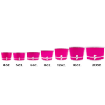 [1,000 ct] 12 oz Paper Food Containers | 100 mm | Pink - Image 9
