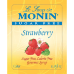 Monin Sugar Free Strawberry Syrup - Bottle (1L) - Image 2