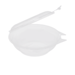 [240 sets] 16 oz Disposable Tamper Resistant Hinged Salad Bowls | PET - Image 3
