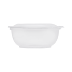 [240 sets] 24 oz Disposable Tamper Resistant Hinged Salad Bowls | PET - Image 5