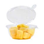 [240 sets] 24 oz Disposable Tamper Resistant Hinged Salad Bowls | PET - Image 2