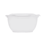 [240 sets] 32 oz Disposable Tamper Resistant Hinged Salad Bowls | PET - Image 5