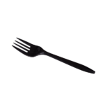 [1,000 ct] PP Plastic Medium Weight Forks Bulk Box, Black - Image 5