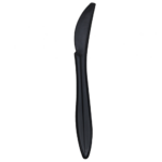 [1,000 ct] PP Plastic Medium Weight Knives Bulk Box, Black - Image 3