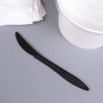 [1,000 ct] PP Plastic Medium Weight Knives Bulk Box, Black - Image 4