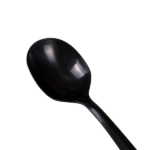 [1,000 ct] PP Plastic Medium Weight Soup Spoons Bulk Box, Black - Image 4