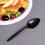 [1,000 ct] PP Plastic Medium Weight Tea Spoons Bulk Box, Black