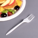 [1,000 ct] PP Plastic Medium Weight Forks, White - Image 3