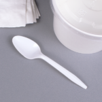 [1,000 ct] PP Plastic Medium Weight Tea Spoons, White - Image 5