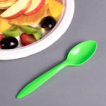 [1,000 ct] PP Plastic Medium Weight Tea Spoons, Green
