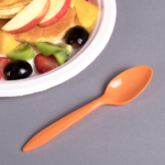 [1,000 ct] PP Plastic Medium Weight Tea Spoons, Orange