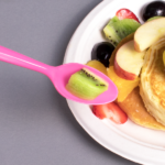 [1,000 ct] PP Plastic Medium Weight Tea Spoons, Pink - Image 3