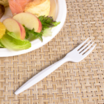 [1,000 ct] PP Plastic Medium-Heavy Weight Forks Bulk Box, White - Image 3