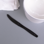 [1,000 ct] PP Plastic Medium Heavy Weight Knives Bulk Box, Black - Image 4