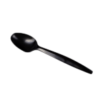 [1,000 ct] PP Plastic Medium Heavy Weight Tea Spoons Bulk Box, Black - Image 4
