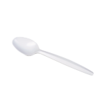 [1,000 ct] PP Plastic Medium-Heavy Weight Tea Spoons Bulk Box, White - Image 5