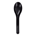 [1,000 ct] Med-Heavy Weight Asian Soup Spoon, Black - Image 6