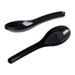 [1,000 ct] Med-Heavy Weight Asian Soup Spoon, Black - Image 10